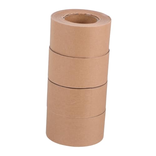 Ciieeo 4 Rollen Wasseraktiviertes Klebeband: Beschreibbares, Mit Kraftpapier Verstärktes Verpackungsband Zum Verschließen Von Versandkartons Und Umzugskartons Ciieeo 4 Rollen Wasseraktiviertes Klebeband: Beschreibbares, Mit Kraftpapier Verstärktes Verpackungsband Zum Verschließen Von Versandkartons Und Umzugskartons von Ciieeo