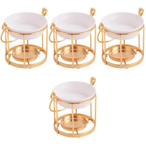 Ciieeo 4 Stück Aromalampe aus Keramik mit Teelichthalter Ätherische Öle Duftöl Diffuser für Schlafzimmer Handgefertigt mit Goldener Elektroplattierung Einfach der Anwendung Einzigartiges Ciieeo 4 Stück Aromalampe aus Keramik mit Teelichthalter Ätherische Öle Duftöl Diffuser für Schlafzimmer Handgefertigt mit Goldener Elektroplattierung Einfach der Anwendung Einzigartiges von Ciieeo
