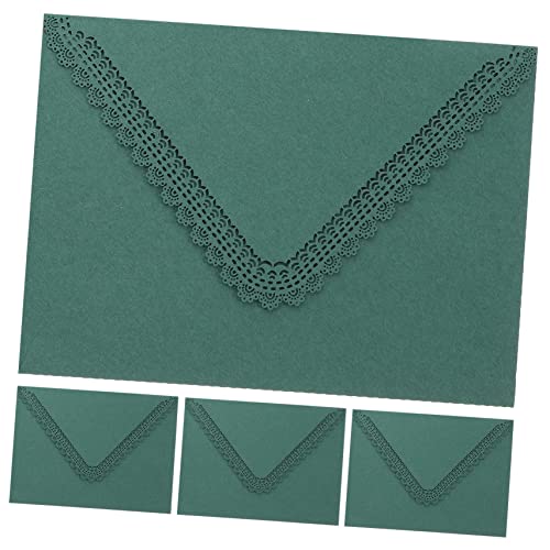 Ciieeo 4 Stück Hochwertige Dekorative Umschläge Filigranes Design Elegantem für Einladungen zu Hochzeiten Geburtstagsfeiern Anlässen von Ciieeo