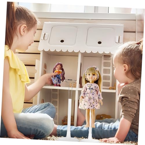 Ciieeo 4 Stück Puppenständer Stabile Doll Display Ständer Verstellbare Puppenhalter Dekorativ und Platzsparend Geeignet für Verschiedene Puppengrößen von Ciieeo