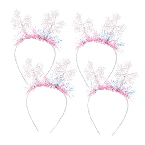 Ciieeo 4 Stück Schneeflocken-Stirnband Urlaubs-Stirnband Weihnachtshaarschmuck weihnachts haarschmuck weihnachtskopfschmuck Neuheit Weihnachtsstirnbänder Stirnbanddekoration Weiß Ciieeo 4 Stück Schneeflocken-Stirnband Urlaubs-Stirnband Weihnachtshaarschmuck weihnachts haarschmuck weihnachtskopfschmuck Neuheit Weihnachtsstirnbänder Stirnbanddekoration Weiß von Ciieeo