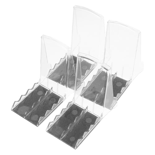 Ciieeo 4 Stück Supermarkt-Produkthalter klare Display-Staffelei klarer Magnethalter Platte magnetischer, transparenter Ständer Magnetischer Staffeleihalter Gut Aluminiumlegierung Ciieeo 4 Stück Supermarkt-Produkthalter klare Display-Staffelei klarer Magnethalter Platte magnetischer, transparenter Ständer Magnetischer Staffeleihalter Gut Aluminiumlegierung von Ciieeo
