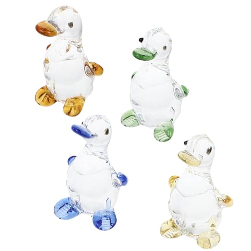 Ciieeo 4 Stück Teiliges Niedlicher Kristallfiguren Wasserfeste Tischdeko für Büro und Zuhause für zu Geburtstagen Hochzeiten und Feiertagen von Ciieeo