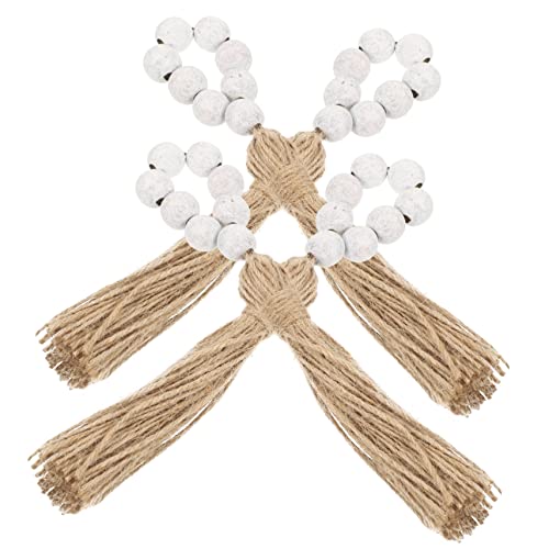 Ciieeo 4 Stück Teiliges Set Handgefertigte Holzperlen Serviettenringe im Rustikalen Landhausstil Natürliche Tischdekoration für Hochzeit Party und Festliche Anlässe Ciieeo 4 Stück Teiliges Set Handgefertigte Holzperlen Serviettenringe im Rustikalen Landhausstil Natürliche Tischdekoration für Hochzeit Party und Festliche Anlässe von Ciieeo
