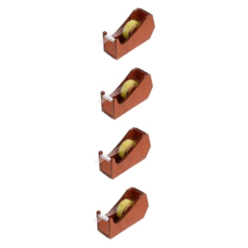 Ciieeo 4 Stück Tierformbandschneider Bandhalter Cutter Farbe Spender Klebrig Maler Ziehen Um Wickeln Minimalistisch Klebeband Mit Abroller Abklebeband Washi-tape-halter Holz von Ciieeo