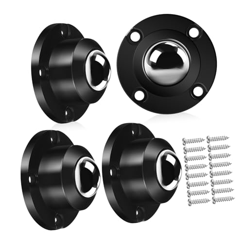 Ciieeo 4 Stück Universal-Riemenscheibe klein Rad Rollräderwagen Aluminium Geräte Räder für Möbel selbstklebende Lenkrollen Mini-Kleberollen aufsteckbare Räder Abs Black Ciieeo 4 Stück Universal-Riemenscheibe klein Rad Rollräderwagen Aluminium Geräte Räder für Möbel selbstklebende Lenkrollen Mini-Kleberollen aufsteckbare Räder Abs Black von Ciieeo
