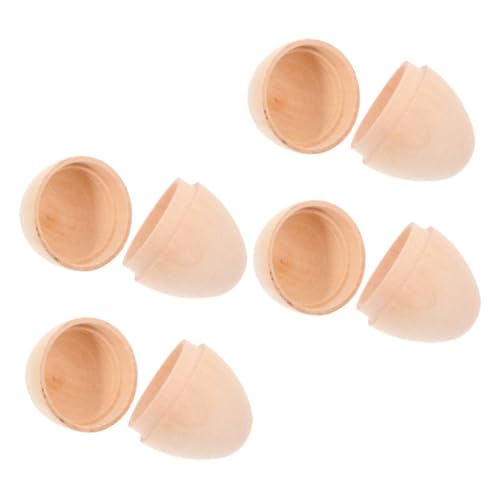 Ciieeo 4 Stück weißes embryoniertes Ei Osterdekoration Ei Mini-Kunsteier aus Holz Ostereihandwerk ostereier selber bemalen Osterei-Requisite Osterei aus Holz Khaki Ciieeo 4 Stück weißes embryoniertes Ei Osterdekoration Ei Mini-Kunsteier aus Holz Ostereihandwerk ostereier selber bemalen Osterei-Requisite Osterei aus Holz Khaki von Ciieeo