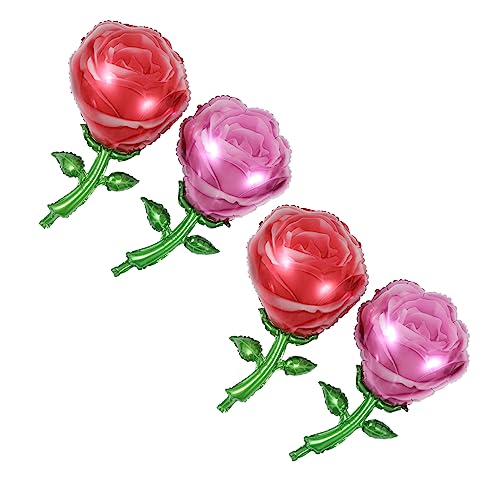 Ciieeo 4 Stücke Rose Folie Ballon Aluminium Film Ballon Valentinstag Dekoration Valentinstag Luftballons Ciieeo 4 Stücke Rose Folie Ballon Aluminium Film Ballon Valentinstag Dekoration Valentinstag Luftballons von Ciieeo