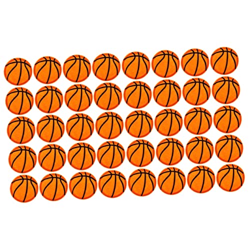 Ciieeo 40 Stk Basketball-aufkleber Knieflicken Für Kinder Basketball-dekor Dekorativer Aufnäher Applikationsaufkleber Zum Aufnähen Aufnäher Für Kleidung Stoffapplikation Patch Polyester von Ciieeo