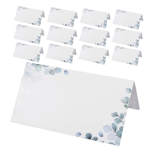 Ciieeo 40 Stück Hochzeitseinladungskarte Tisch lustig Eukalyptus Sitzplatzkarten Brautduschenname Zelte Ort Platzkarten mit Namen Namenszeltkarten leere Platzkarten Namenskarten Papier Ciieeo 40 Stück Hochzeitseinladungskarte Tisch lustig Eukalyptus Sitzplatzkarten Brautduschenname Zelte Ort Platzkarten mit Namen Namenszeltkarten leere Platzkarten Namenskarten Papier von Ciieeo