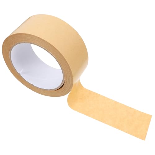 Ciieeo 45mm x 25m Wasserfreies Kraft Verschlussband Reißfestes Klebeband Für Verpackungen Stark Klebend Zum Bedrucken Für Fotorahmen Ciieeo 45mm x 25m Wasserfreies Kraft Verschlussband Reißfestes Klebeband Für Verpackungen Stark Klebend Zum Bedrucken Für Fotorahmen von Ciieeo