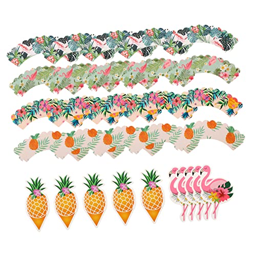 Ciieeo 48 Stück Teiliges Hawaiian Party Cupcake Wrapper und Tortenaufleger Hochwertige Papier Muffin Verpackungen für Hochzeit Geburtstagsfeiern und Andere Themenpartys Ciieeo 48 Stück Teiliges Hawaiian Party Cupcake Wrapper und Tortenaufleger Hochwertige Papier Muffin Verpackungen für Hochzeit Geburtstagsfeiern und Andere Themenpartys von Ciieeo