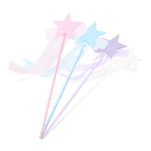 Ciieeo 4Stücke Glitzernde Feenstäbe Fünfzackiger Zauberhafte Spielzeuge für Cosplay Kostümpartys und Bühnenauftritte Requisiten für Unvergessliche Ciieeo 4Stücke Glitzernde Feenstäbe Fünfzackiger Zauberhafte Spielzeuge für Cosplay Kostümpartys und Bühnenauftritte Requisiten für Unvergessliche von Ciieeo