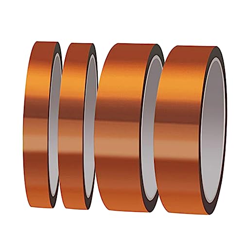 Ciieeo 4Stücke Hitzebeständiges Band Multi Silikonkleber für Temperaturisolierung für Elektronik Anwendungen Rückstandslos Entfernbar von Ciieeo