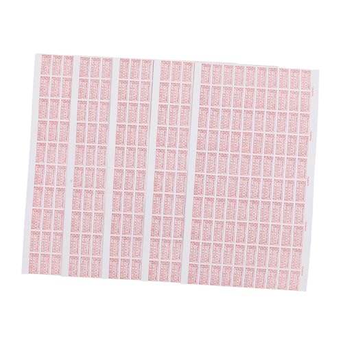 Ciieeo 5 Blätter Garantieaufkleber Qualitätskontroll-genehmigungsetiketten Rote Warnaufkleber Für Den Versand Qc-zugelassene Tags Rundes Etikett Qc-zulassungssiegel Papier von Ciieeo