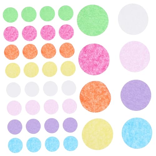 Ciieeo 5 Packungen Konfetti -Ballonfüllung Kreise aus Papier Kreise aus Seidenpapier Geburtstagskonfetti für den Tisch Seidenpapier zum Basteln Hochzeitskonfetti Multi -Farb -Gewebepapier von Ciieeo