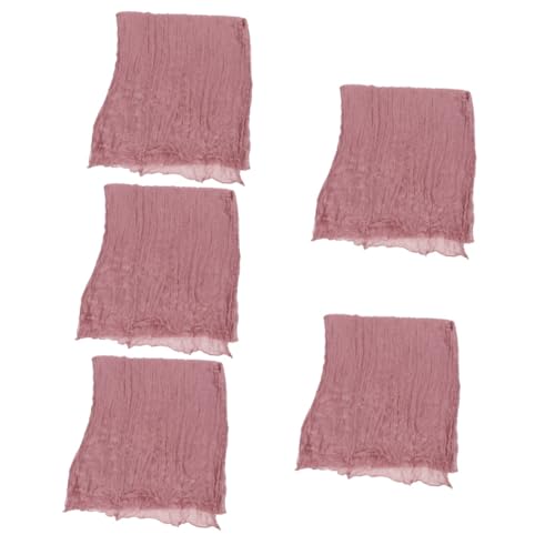 Ciieeo 5 Stück Böhmische Tischdecke Zu Zeremonie Party Blau Blumen- Sei Tischläufer Hochzeit funkelnder Tischläufer ausgefallener Tischläufer Boho-Tischläufer Polyester (Polyester) von Ciieeo