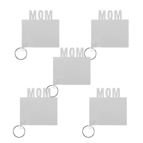 Ciieeo 5 Stück Holz Schlüsselanhänger für Sublimation Diy Schlüsselanhänger zur Wärmeübertragung für Muttertag und Kreative Ciieeo 5 Stück Holz Schlüsselanhänger für Sublimation Diy Schlüsselanhänger zur Wärmeübertragung für Muttertag und Kreative von Ciieeo
