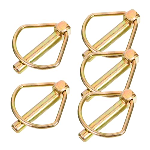 Ciieeo 5 Stück Lüfterstift Verriegelung Traktor-Pin-Ring Anhänger-Pin-Ring Robustes Klappsteckerschloss Sicherungsstift-Clips Bimini-Top-Stift Q235 Kohlenstoffstahl Ciieeo 5 Stück Lüfterstift Verriegelung Traktor-Pin-Ring Anhänger-Pin-Ring Robustes Klappsteckerschloss Sicherungsstift-Clips Bimini-Top-Stift Q235 Kohlenstoffstahl von Ciieeo
