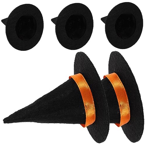 Ciieeo 5 Stück Mini Hexenhüte für Halloween Kleine Partyhüte für Weinflaschen Dekoration für Kreative Bastelprojekte und Besondere Anlässe Ciieeo 5 Stück Mini Hexenhüte für Halloween Kleine Partyhüte für Weinflaschen Dekoration für Kreative Bastelprojekte und Besondere Anlässe von Ciieeo