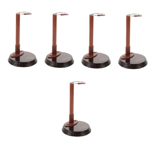 Ciieeo 5 Stück Puppenständer puppenzubehör Puppen für Stand Puppenträger Figur Mädchen Ständer für Puppen Puppenanzeige Display-Ständer Plastik Brown Ciieeo 5 Stück Puppenständer puppenzubehör Puppen für Stand Puppenträger Figur Mädchen Ständer für Puppen Puppenanzeige Display-Ständer Plastik Brown von Ciieeo