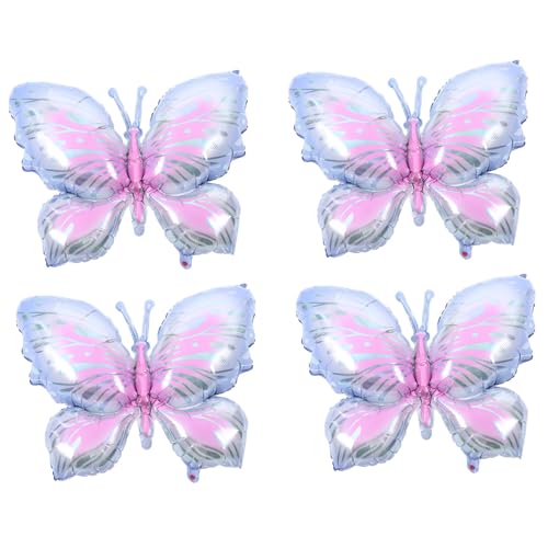 Ciieeo 5 Stück Schmetterling Luftballons aus Aluminiumfolie Party Dekoration für Geburtstagsfeiern Hochzeiten und Brautpartys Pastellfarbene Schmetterlingsballons für Unvergessliche Ciieeo 5 Stück Schmetterling Luftballons aus Aluminiumfolie Party Dekoration für Geburtstagsfeiern Hochzeiten und Brautpartys Pastellfarbene Schmetterlingsballons für Unvergessliche von Ciieeo