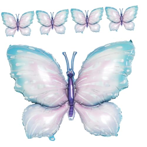 Ciieeo 5 Stück Teiliges Schmetterling Folienballons für Partys Vivid Aluminiumfolie Deko für Kindergeburtstage Hochzeiten und Babypartys Schöne Foto Requisiten und Gartenverschönerung Ciieeo 5 Stück Teiliges Schmetterling Folienballons für Partys Vivid Aluminiumfolie Deko für Kindergeburtstage Hochzeiten und Babypartys Schöne Foto Requisiten und Gartenverschönerung von Ciieeo