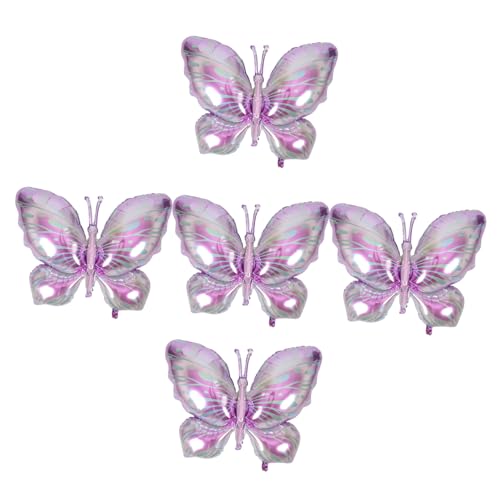 Ciieeo 5 Stück Teiliges Schmetterlings Folienballons für Geburtstagsfeste und Besondere Anlässe Langlebig und Farbenfroh zum Aufhängen oder Anbringen Ciieeo 5 Stück Teiliges Schmetterlings Folienballons für Geburtstagsfeste und Besondere Anlässe Langlebig und Farbenfroh zum Aufhängen oder Anbringen von Ciieeo