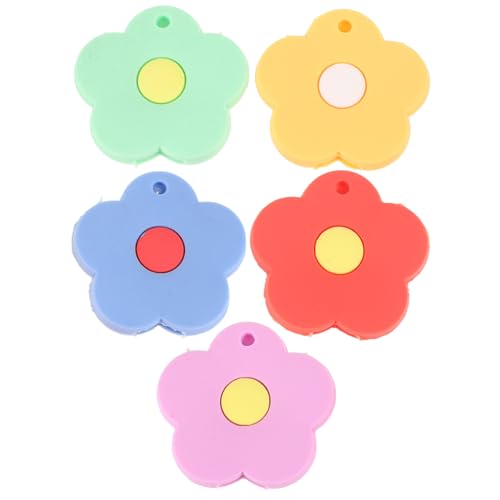 Ciieeo 5 Stück Teiliges Set Silikon Schlüsselkappen für Hausschlüssel Design Langlebig und Flexibel Süßes Schlüsselzubehör für Frauen und Mädchen Farbenfrohe Varianten Grün Orange Blau von Ciieeo