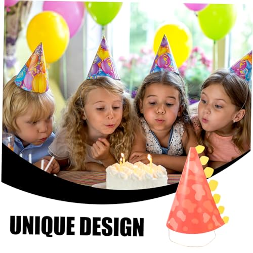 Ciieeo 50 Stck. Teiliges Dinosaurier Partyhüte aus Papier Bunte Geburtstagskegel mit Dino Motiven Kindergeburtstag Deko und Lustige Foto Requisiten für Jungen und Mädchen Ciieeo 50 Stck. Teiliges Dinosaurier Partyhüte aus Papier Bunte Geburtstagskegel mit Dino Motiven Kindergeburtstag Deko und Lustige Foto Requisiten für Jungen und Mädchen von Ciieeo