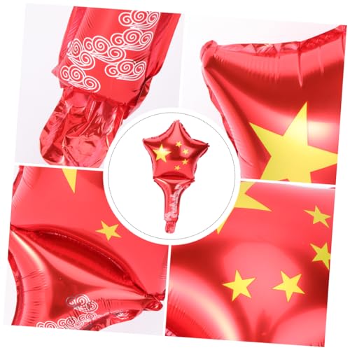 Ciieeo 50 Stück Aluminiumfolie Handballons mit Muster Festliche Dekoration für Partys und Feiern für Familien Ciieeo 50 Stück Aluminiumfolie Handballons mit Muster Festliche Dekoration für Partys und Feiern für Familien von Ciieeo