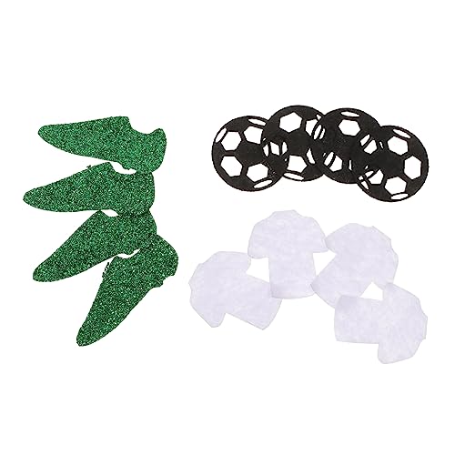 Ciieeo 50 Stück Dekorationen für Fußballpartys Fußballfahnen Teller Strudel Fußball-Partydekoration Glitzernde Fußballdekoration T-Shirt Pailletten Sportschuhe Pailletten Nicht gewebt Ciieeo 50 Stück Dekorationen für Fußballpartys Fußballfahnen Teller Strudel Fußball-Partydekoration Glitzernde Fußballdekoration T-Shirt Pailletten Sportschuhe Pailletten Nicht gewebt von Ciieeo