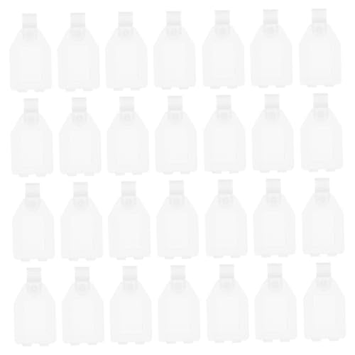 Ciieeo 50 Stück Etikettenhalter für Regale Halbtransparente Plastiketikettenhalter mit Clip Wiederverwendbare Preisschilder für Lager Büro und Einzelhandel von Ciieeo