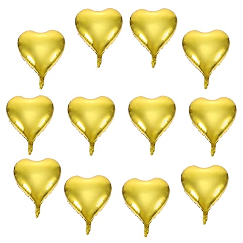 Ciieeo 50 Stück Liebesballons Aus Aluminiumfolie Fruchtballons Valentinstagsballons Brautballons Aufblasbare Ballons Liebesballon Happy Fathers Day Ballon Herzballons von Ciieeo