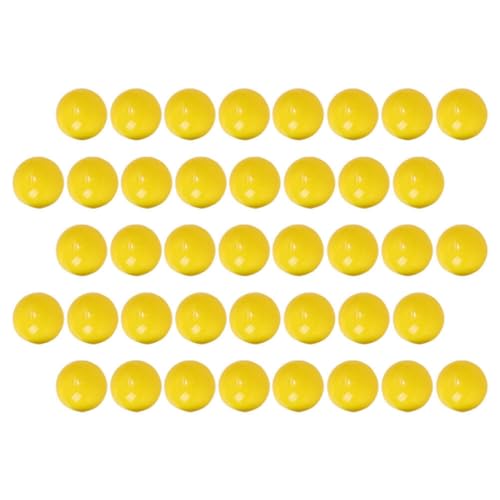 Ciieeo 50 Stück Mini-Lotterie-Kugeln Hohle Bingo-Kugeln Kunststoff-Gewinnspiel-Zeichnungs-Kugeln Tischtennis-Bälle Kugel Rund Automatenkapseln Spielbälle Für Unterhaltung Spiel Werbung von Ciieeo