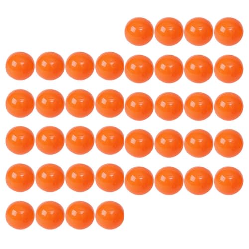 Ciieeo 50 Stück Mini-Lotterie-Kugeln Hohle Bingo-Kugeln Kunststoff-Gewinnspiel-Ziehungskugeln Tischtennis-Bälle Kugel Rund Automatenkapseln Spielbälle Für Unterhaltung Spiel Werbung von Ciieeo