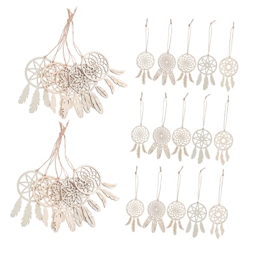 Ciieeo 50 Stück Teiliges Holz Bastelset zum Bemalen Unfertige Holzfiguren Boho Wanddekoration für Schlafzimmer Kinderzimmer und Party Kreatives DIY Holz Bastelset Ciieeo 50 Stück Teiliges Holz Bastelset zum Bemalen Unfertige Holzfiguren Boho Wanddekoration für Schlafzimmer Kinderzimmer und Party Kreatives DIY Holz Bastelset von Ciieeo
