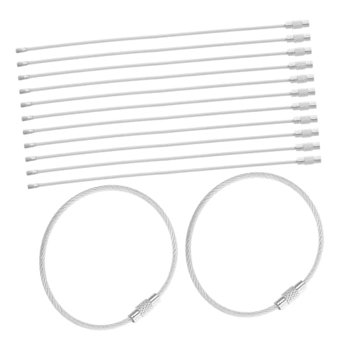 Ciieeo 50 Stück Teiliges Pvc beschichtete Stahl drahtschlaufen Schlüsselanhänger Kabelschlaufen Gepäckverbinder Handgefertigt Elegant Sicher Für Schlüssel Gepäck Anhänger Zubehör Ciieeo 50 Stück Teiliges Pvc beschichtete Stahl drahtschlaufen Schlüsselanhänger Kabelschlaufen Gepäckverbinder Handgefertigt Elegant Sicher Für Schlüssel Gepäck Anhänger Zubehör von Ciieeo