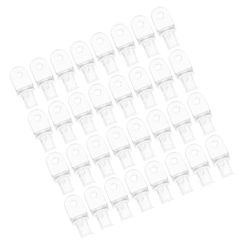 Ciieeo 50 Stück Transparente Blind Wand Haken Kunststoff Haken für Fenster Vorhangstangen Zubehör für Zuhause Ciieeo 50 Stück Transparente Blind Wand Haken Kunststoff Haken für Fenster Vorhangstangen Zubehör für Zuhause von Ciieeo