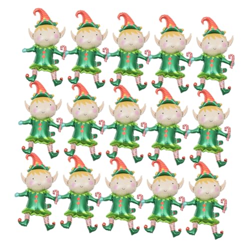 Ciieeo 50 Stück Weihnachts Elfen Luftballons Aluminiumfolie Dekorationen für Weihnachtsfeiern Bunte Ballon Dekorationen für Geburtstags und Neujahrsfeste Ciieeo 50 Stück Weihnachts Elfen Luftballons Aluminiumfolie Dekorationen für Weihnachtsfeiern Bunte Ballon Dekorationen für Geburtstags und Neujahrsfeste von Ciieeo