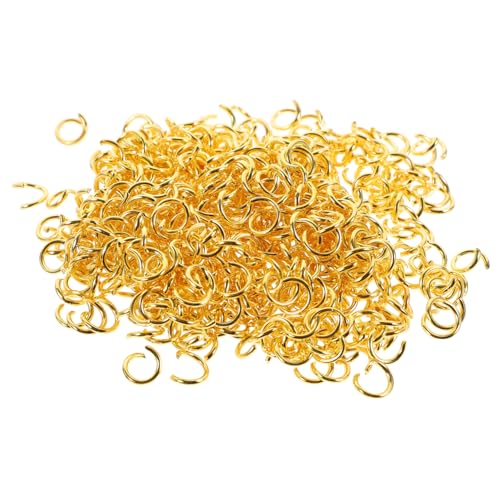 Ciieeo 500 Stück Offene Sprungringe aus Rostfreiem Stabile Verbindungsringe für Schmuckherstellung DIY Armband Kette Basteln Zubehör Langlebig und Vielseitig Einsetzbar von Ciieeo