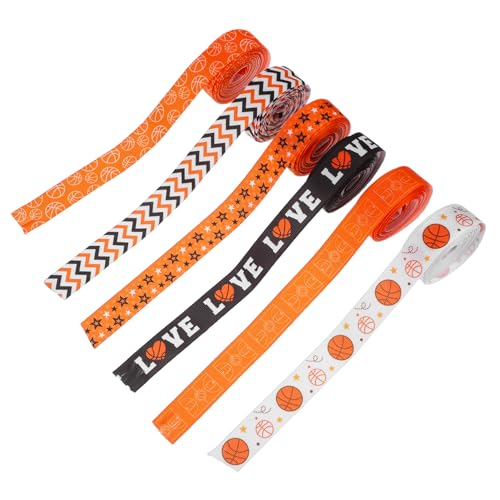 Ciieeo 6 Rollen Basketballband Party Dekoration Band Basketball Geschenkband Sportliches Dekoband Party Zubehör Basketball kreative Kuchenbänder kreatives Geschenkband Schleife Polyester Ciieeo 6 Rollen Basketballband Party Dekoration Band Basketball Geschenkband Sportliches Dekoband Party Zubehör Basketball kreative Kuchenbänder kreatives Geschenkband Schleife Polyester von Ciieeo