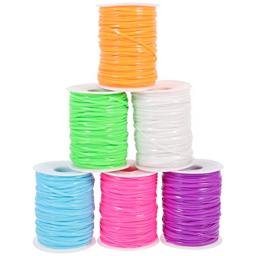 Ciieeo 6 Rollen Schnur Flacher Geflochtener Gürtel Geschenk Gimp Boondoggle-schlüsselband Schnürband Aus Kunststoff DIY-Kits Tragbar Schnürband Selber Machen PVC Schlüsselanhänger Patrone Ciieeo 6 Rollen Schnur Flacher Geflochtener Gürtel Geschenk Gimp Boondoggle-schlüsselband Schnürband Aus Kunststoff DIY-Kits Tragbar Schnürband Selber Machen PVC Schlüsselanhänger Patrone von Ciieeo