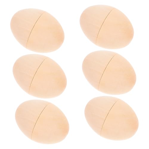 Ciieeo 6 Stück Bemalte Eier Mini-kunsteier Aus Holz Ostereier Aus Holz Zum Bemalen Blanko-eier Zum Basteln Diy Bemalbare Eier Holzeier Selber Machen Ostern Diy Handwerk Beige Hölzern Ciieeo 6 Stück Bemalte Eier Mini-kunsteier Aus Holz Ostereier Aus Holz Zum Bemalen Blanko-eier Zum Basteln Diy Bemalbare Eier Holzeier Selber Machen Ostern Diy Handwerk Beige Hölzern von Ciieeo