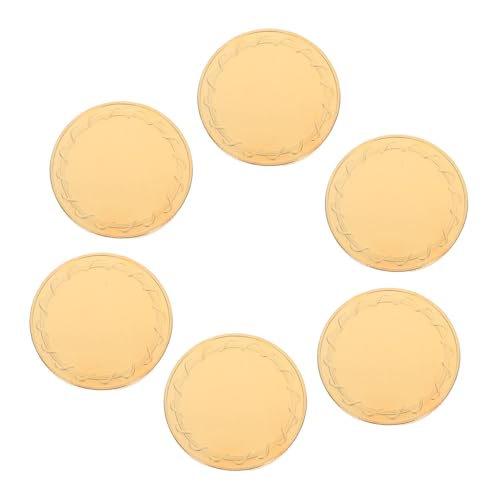 Ciieeo 6 Stück Blanko Münzen mit Goldplattierter Spiegeloptik Gravierbare Challenge Coins für Diy Handwerk Uv Druck und Gravur Geeignet Eleganter Rand für Sammler und Erinnerungsgeschenke Ciieeo 6 Stück Blanko Münzen mit Goldplattierter Spiegeloptik Gravierbare Challenge Coins für Diy Handwerk Uv Druck und Gravur Geeignet Eleganter Rand für Sammler und Erinnerungsgeschenke von Ciieeo