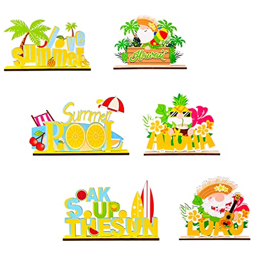 Ciieeo 6 Stück Hawaii-holzbuchstaben-Ornamente Große Dekostücke Für Heimdekoration Party Büro Ciieeo 6 Stück Hawaii-holzbuchstaben-Ornamente Große Dekostücke Für Heimdekoration Party Büro von Ciieeo