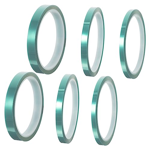 Ciieeo 6 Stück Hitzebeständiges Klebeband Schutzband Hochtemperatur Vakuum Dichtungsband Auslaufsicher Klebeband Kfz Temperatur Klebestreifen Abdeckspray Klebriges Isolierband von Ciieeo