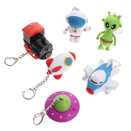 Ciieeo 6 Stück LED Tier Flashlight Schlüsselanhänger mit Leuchtenden Tiermotiven Multifunktional als Taschenlampe Bag Charm und Bunte Anhänger für Pediatric Nurse Zubehör Ciieeo 6 Stück LED Tier Flashlight Schlüsselanhänger mit Leuchtenden Tiermotiven Multifunktional als Taschenlampe Bag Charm und Bunte Anhänger für Pediatric Nurse Zubehör von Ciieeo