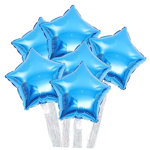 Ciieeo 6 Stück Sternförmige Folienballons Partydeko für Valentinstag Hochzeit Wiederverwendbare Luftballons für Festliche Anlässe Ciieeo 6 Stück Sternförmige Folienballons Partydeko für Valentinstag Hochzeit Wiederverwendbare Luftballons für Festliche Anlässe von Ciieeo
