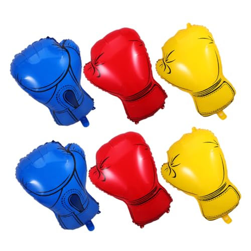 Ciieeo 6 Stück Teiliges Boxing Gloves Folienballon Langlebige Einfach Aufzublasende Partydeko für Wrestling Geburtstagsfeiern und Sportevents Farbenfrohe Boxhandschuh Deko für Jungen Ciieeo 6 Stück Teiliges Boxing Gloves Folienballon Langlebige Einfach Aufzublasende Partydeko für Wrestling Geburtstagsfeiern und Sportevents Farbenfrohe Boxhandschuh Deko für Jungen von Ciieeo